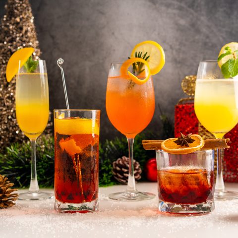 Aperitivo Season - Cocktails - Group of drinks - festive season