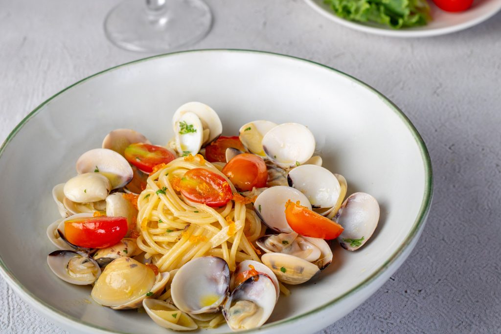 Spaghetti alle Vongole e Bottarga